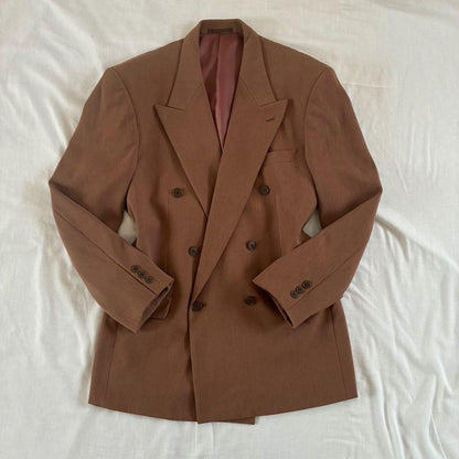 90s vintage double suit setup 6B beautiful wedding Shichi-Go-San