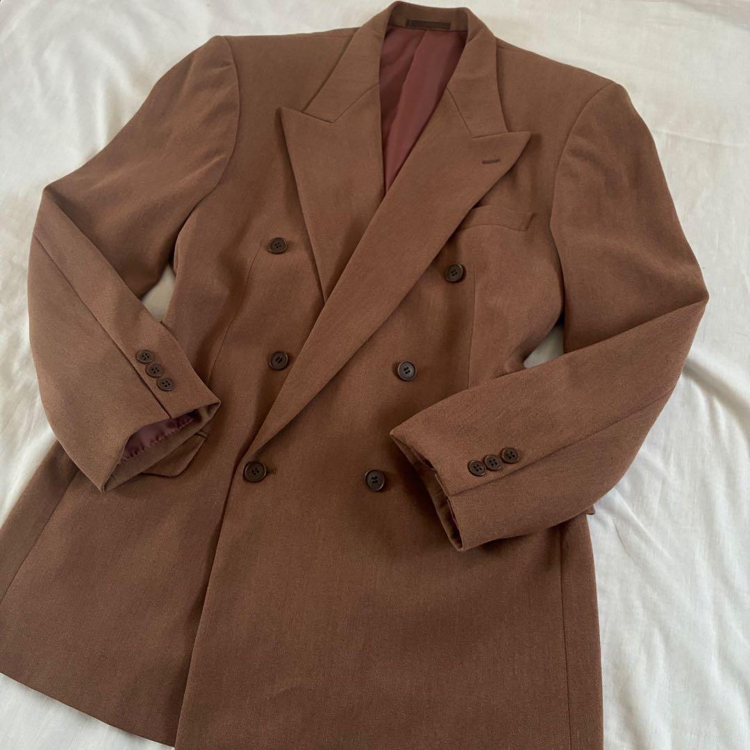 90s vintage double suit setup 6B beautiful wedding Shichi-Go-San