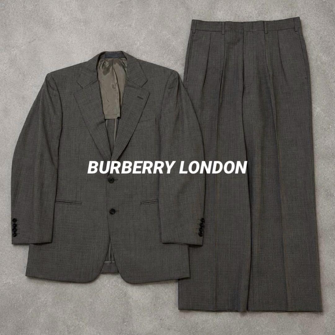 Burberry London Setup Vintage Wool A7 L size equivalent Made in Japan