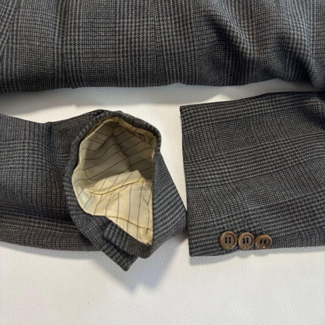 Rare Gianfranco Ferret suit three-piece XL plaid setup