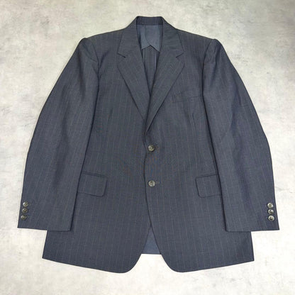 40s50s vintage button fly rockabilly extra thick striped suit