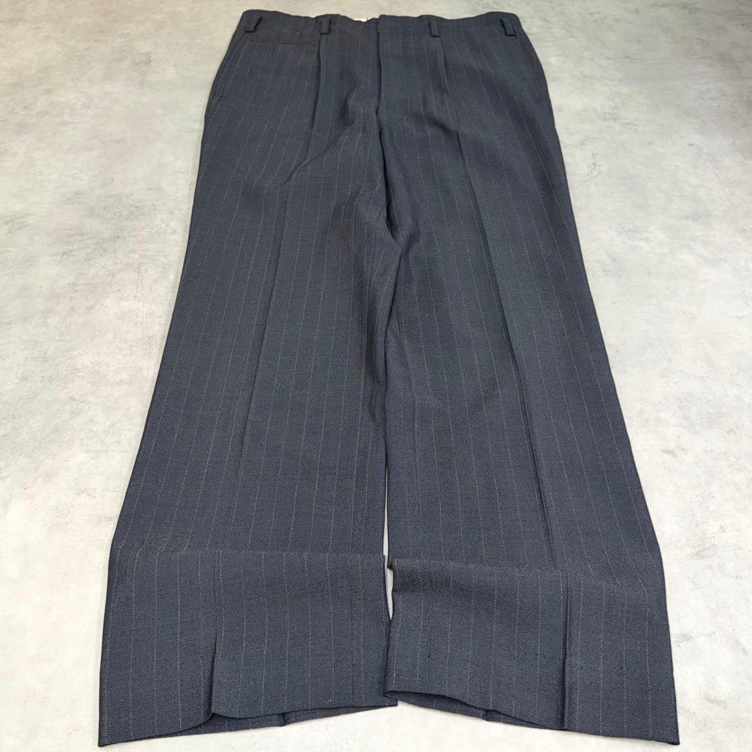 40s50s vintage button fly rockabilly extra thick striped suit