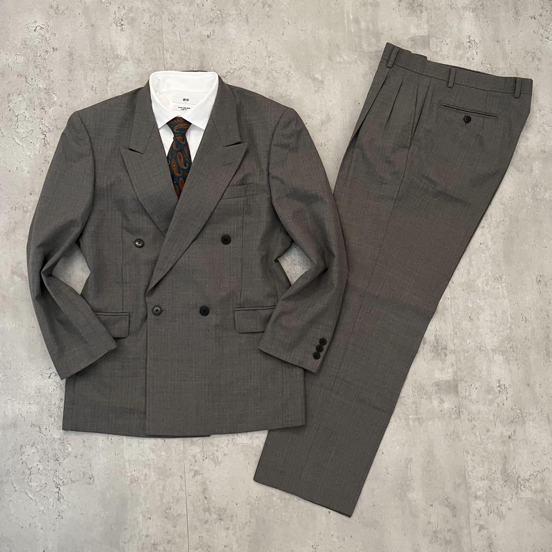 90s vintage double suit setup unlined wedding ceremony
