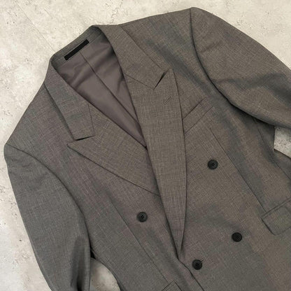90s vintage double suit setup unlined wedding ceremony