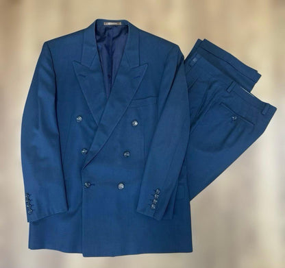 Good Condition GIVENCHY Double Suit Setup Navy