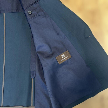 Good Condition GIVENCHY Double Suit Setup Navy