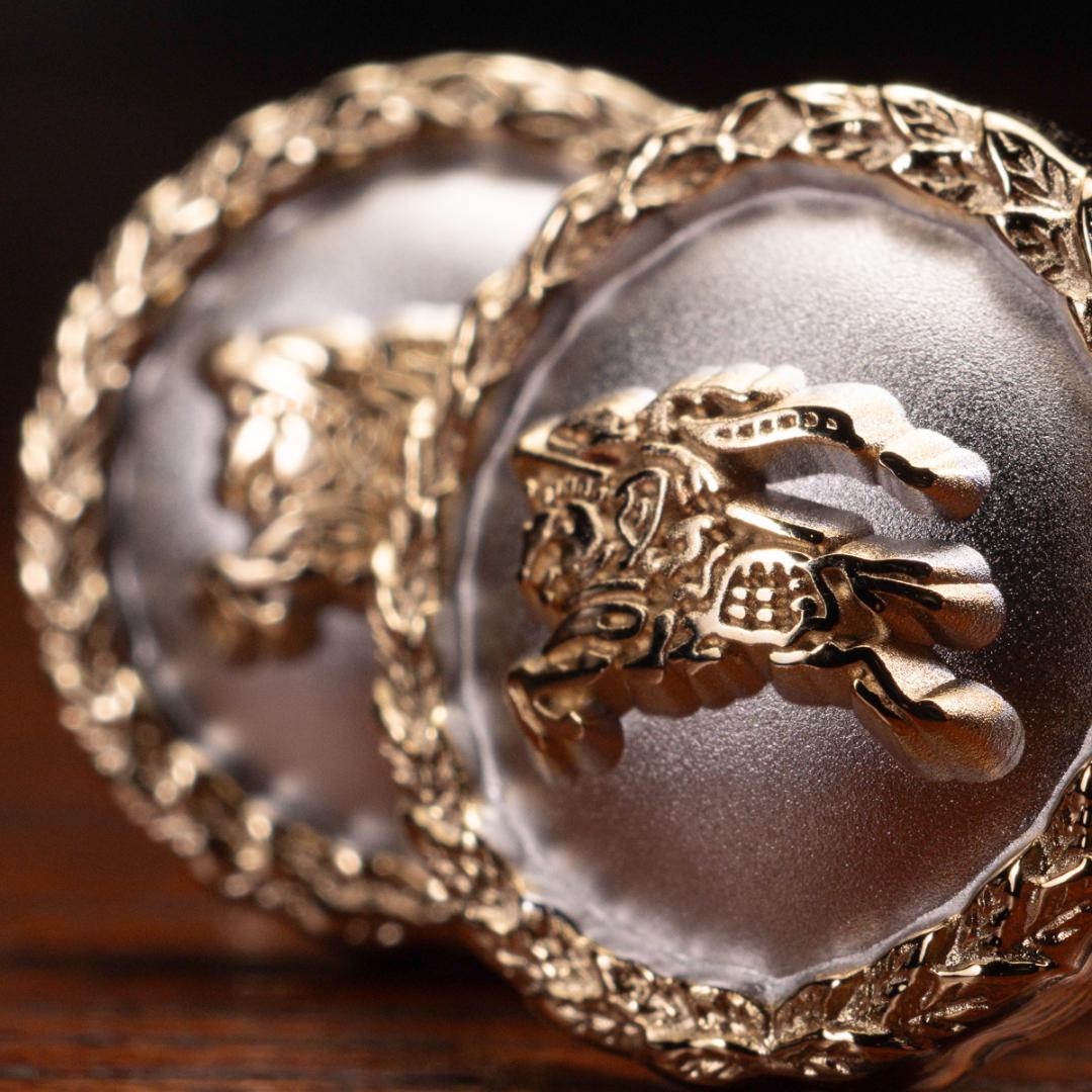 [Top Elegance] Burberry SILVER925 Horse Mark Cufflinks