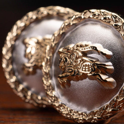 [Top Elegance] Burberry SILVER925 Horse Mark Cufflinks