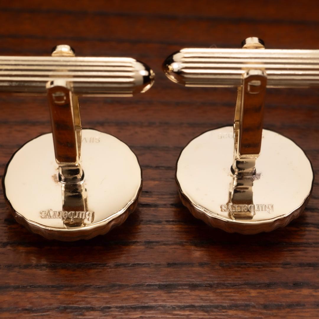 [Top Elegance] Burberry SILVER925 Horse Mark Cufflinks
