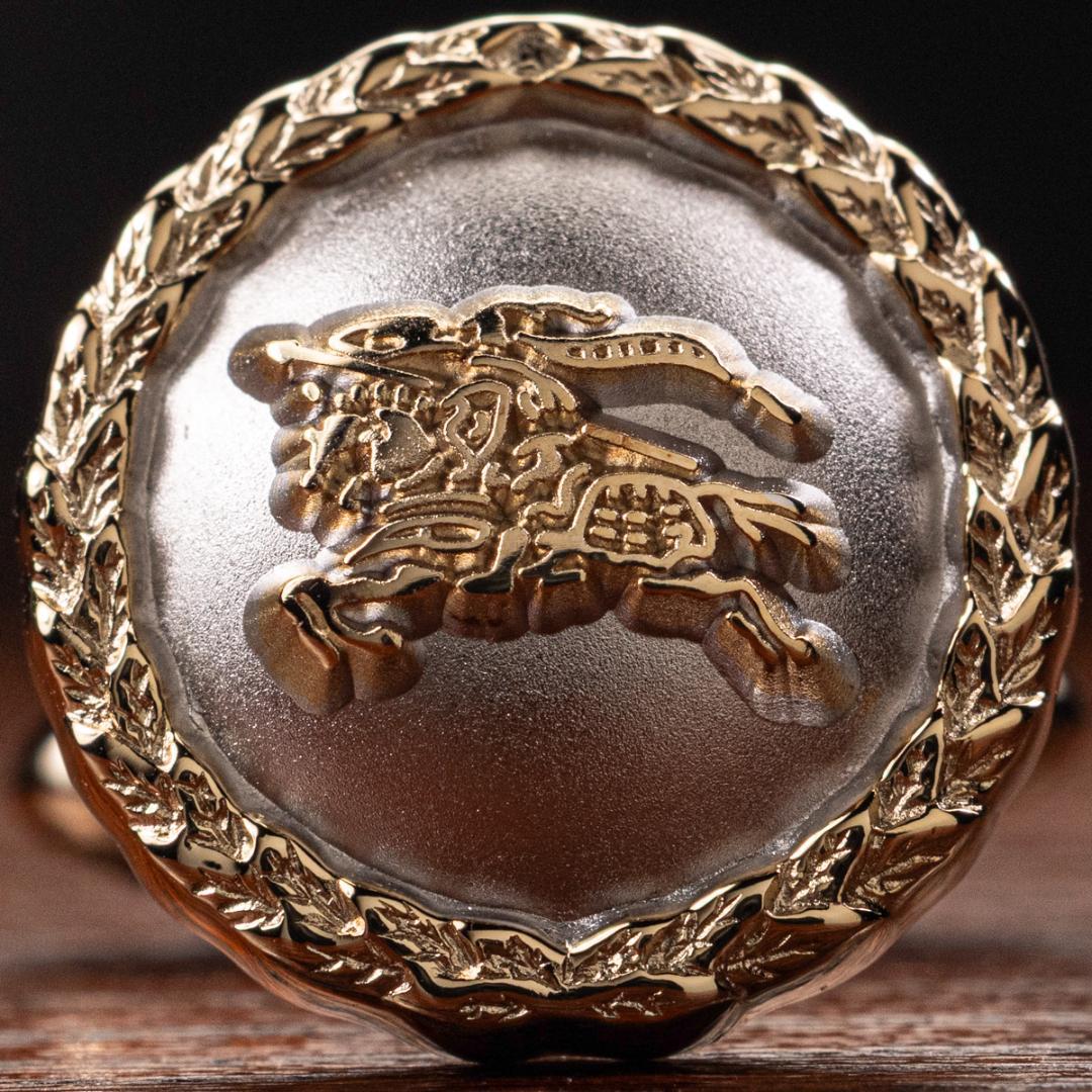 [Top Elegance] Burberry SILVER925 Horse Mark Cufflinks