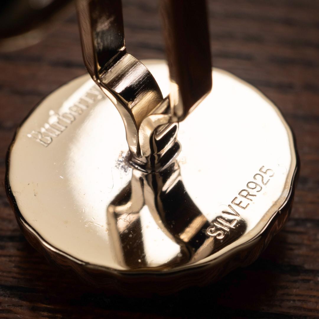 [Top Elegance] Burberry SILVER925 Horse Mark Cufflinks