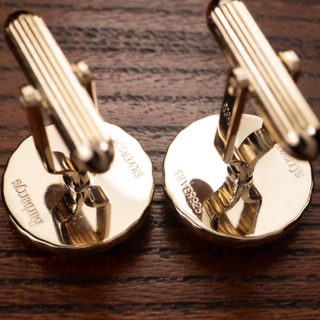 [Top Elegance] Burberry SILVER925 Horse Mark Cufflinks