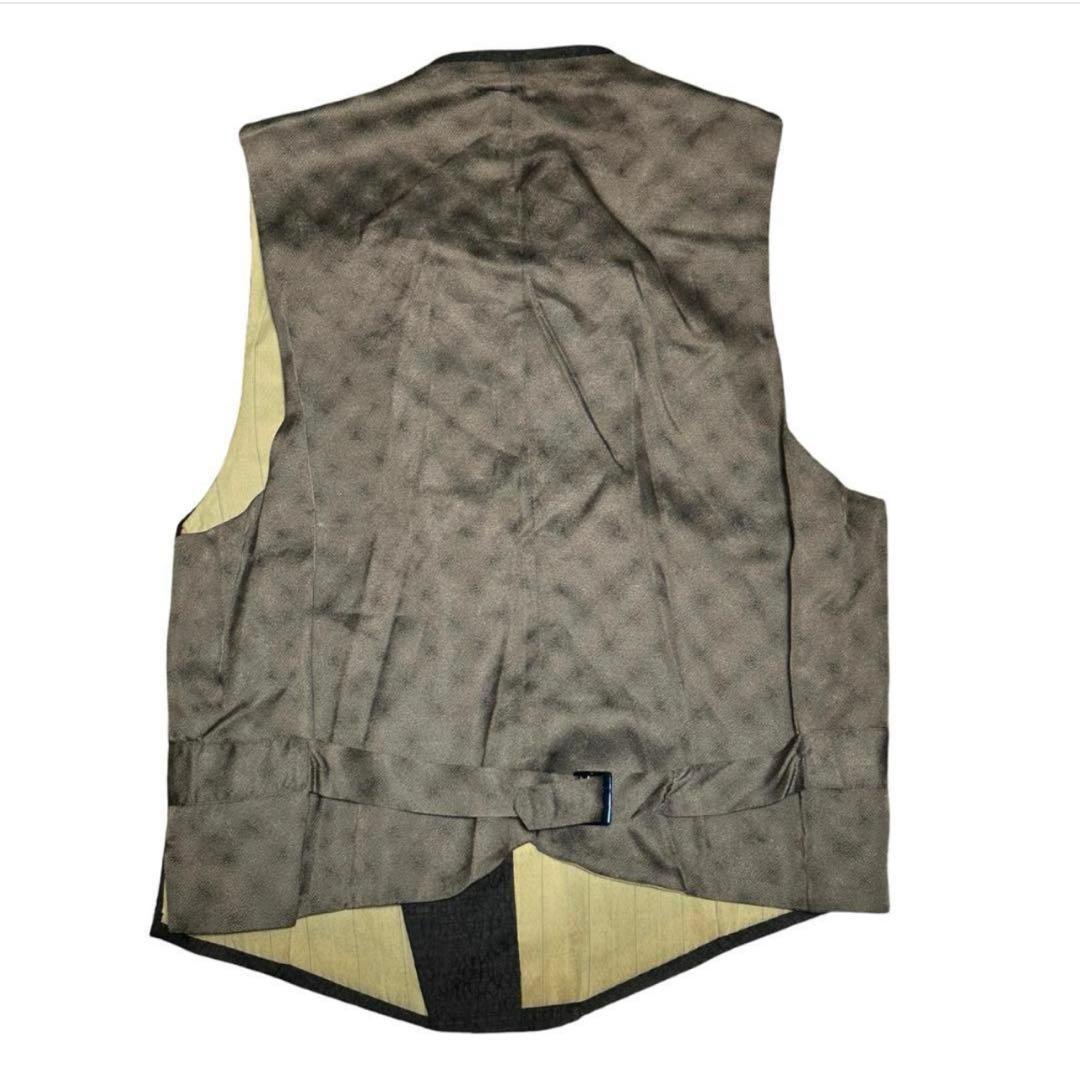 3 Piece Casual Suit Setup Charcoal Gray Rare Allover Pattern 3B S