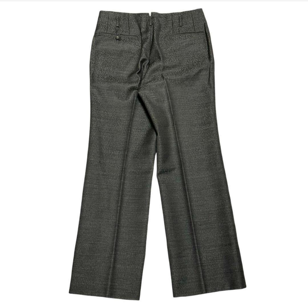 3 Piece Casual Suit Setup Charcoal Gray Rare Allover Pattern 3B S
