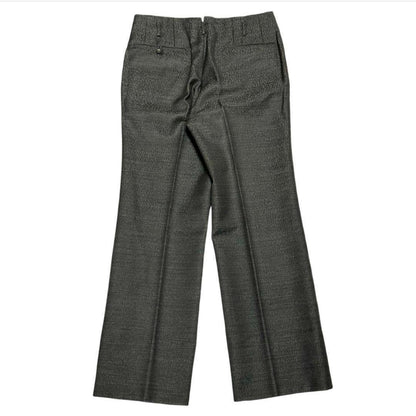 3 Piece Casual Suit Setup Charcoal Gray Rare Allover Pattern 3B S