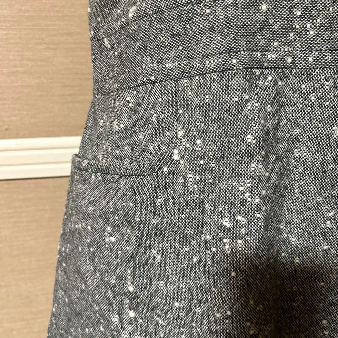 Showa Retro Tweed Sleeveless Dress Vintage Old Clothes