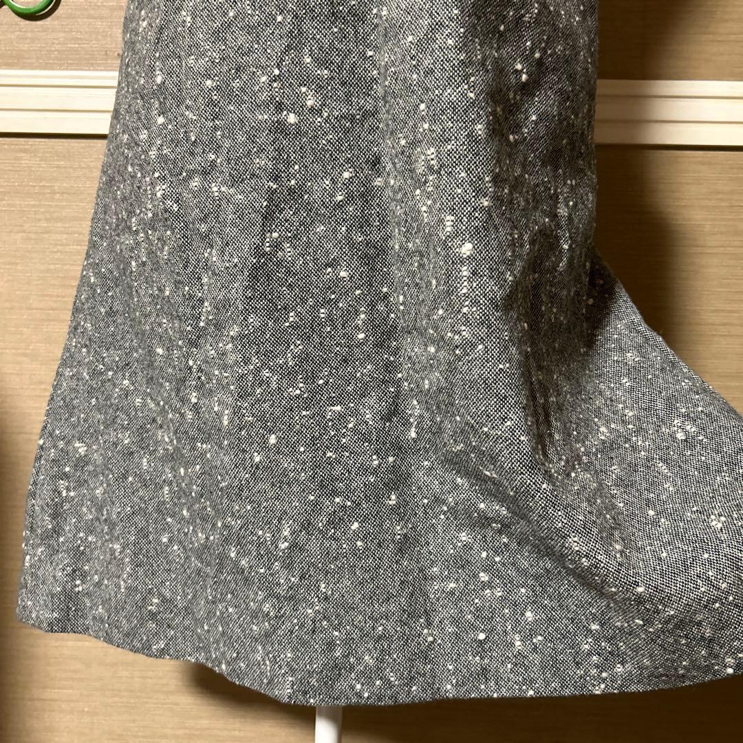 Showa Retro Tweed Sleeveless Dress Vintage Old Clothes