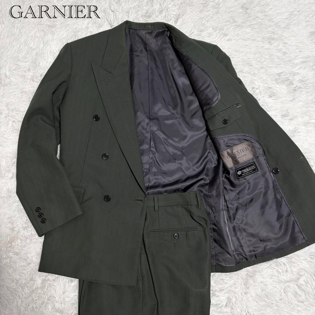 GARNIER Garnier TIBERGHIEN fabric green suit double M