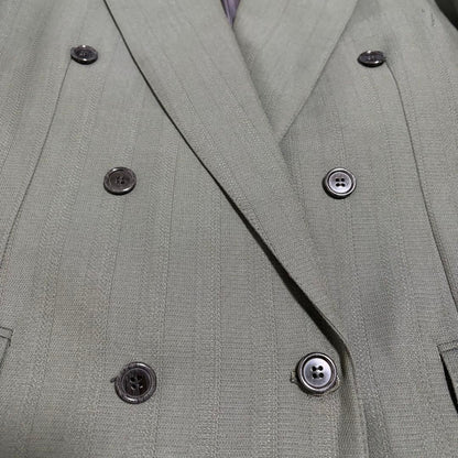 GARNIER Garnier TIBERGHIEN fabric green suit double M