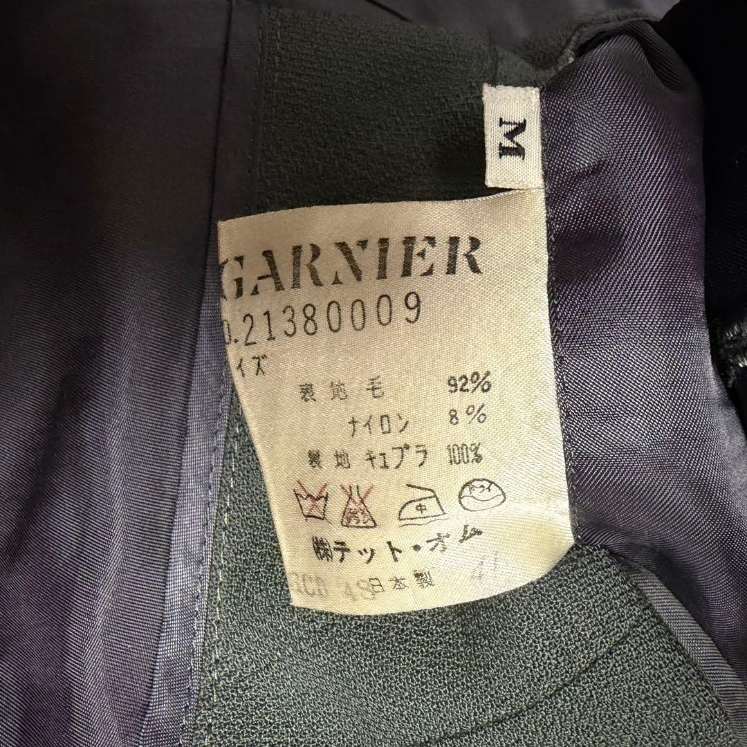 GARNIER Garnier TIBERGHIEN fabric green suit double M
