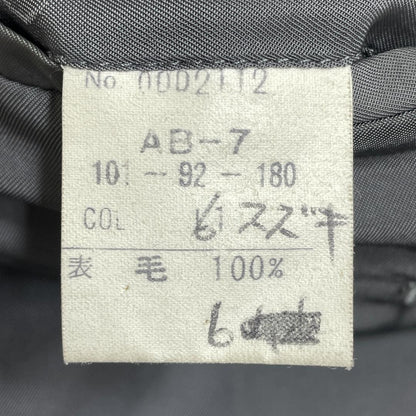 Christian Dior Double Setup Suit CD Logo Button Gray XL