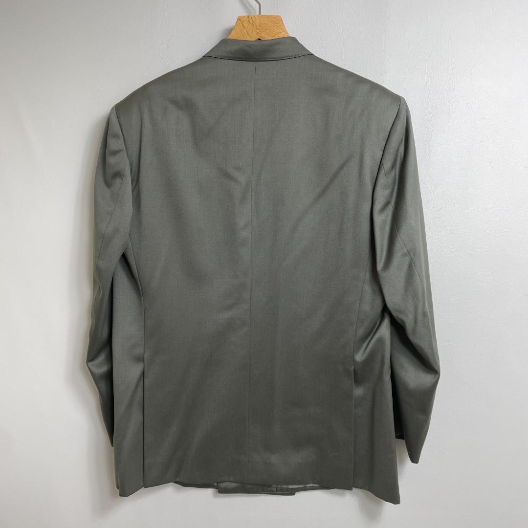 Christian Dior Double Setup Suit CD Logo Button Gray XL