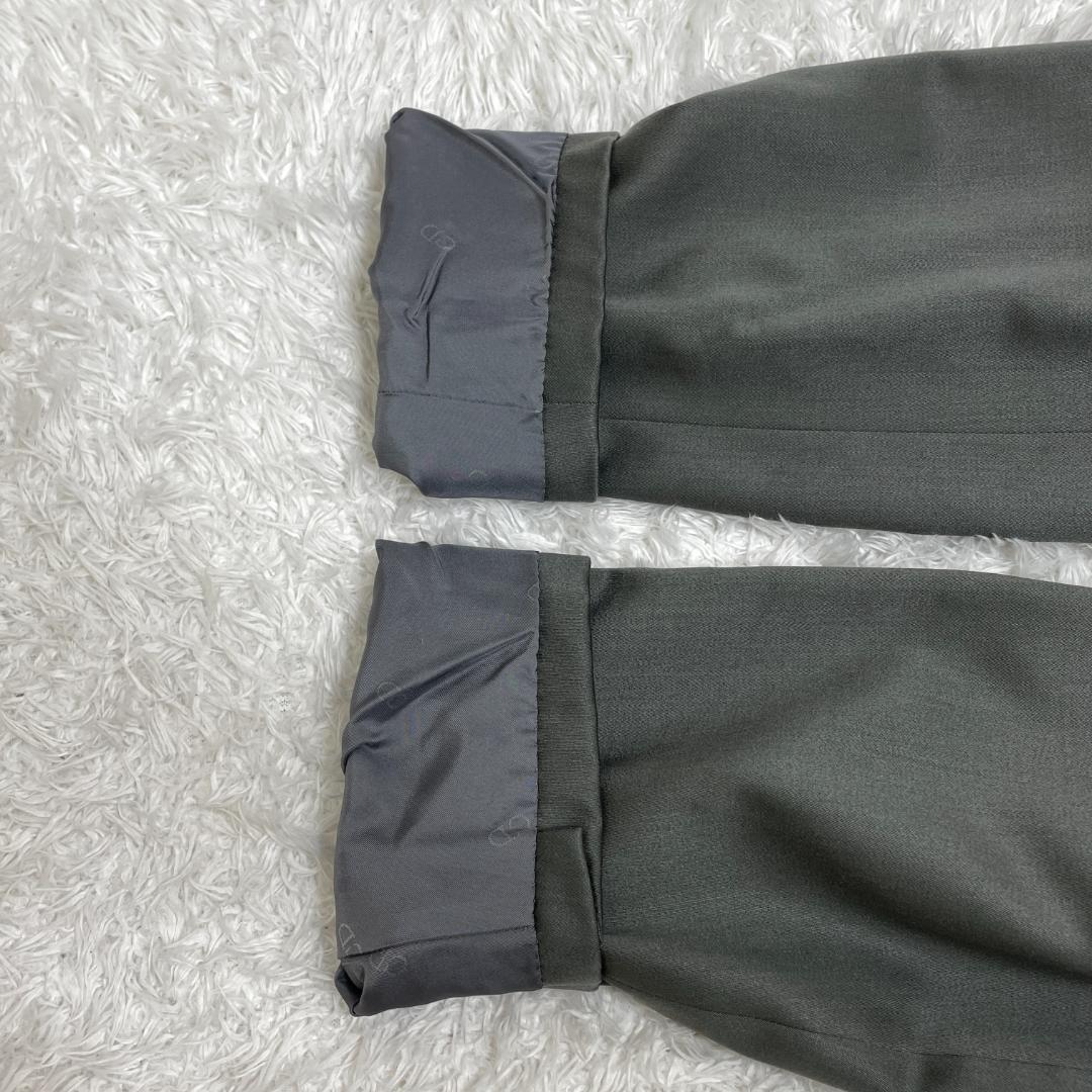 Christian Dior Double Setup Suit CD Logo Button Gray XL