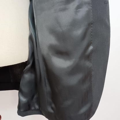 REGAL Suit Setup 96 A7 Wool Black Stripe