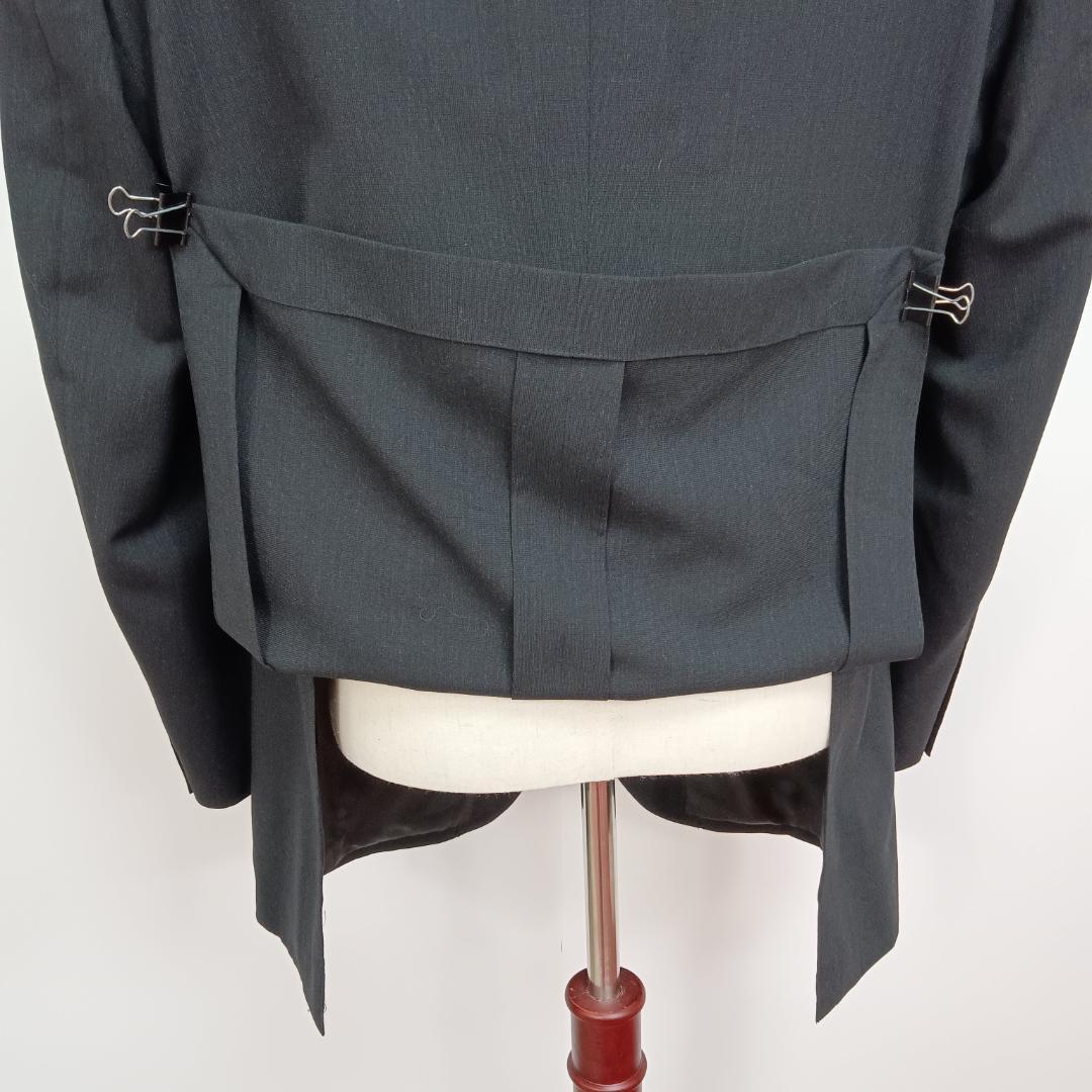 REGAL Suit Setup 96 A7 Wool Black Stripe