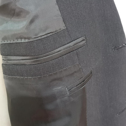 REGAL Suit Setup 96 A7 Wool Black Stripe