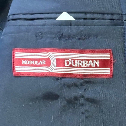 [Good Condition] DURBAN Suit Setup Double Breasted Check Navy L