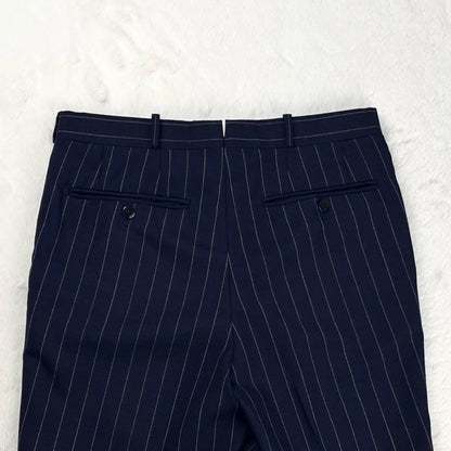 Custom Tailor BEAMS Kanonico Chalk Stripe Suit