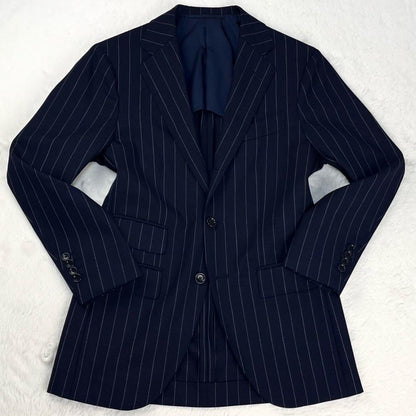 Custom Tailor BEAMS Kanonico Chalk Stripe Suit