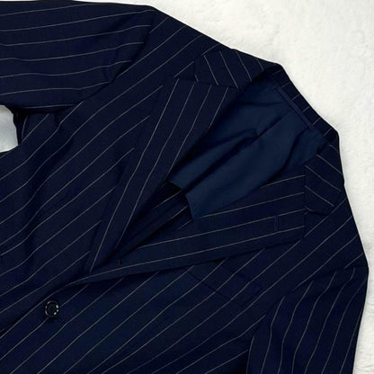 Custom Tailor BEAMS Kanonico Chalk Stripe Suit