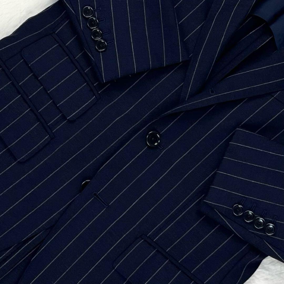 Custom Tailor BEAMS Kanonico Chalk Stripe Suit
