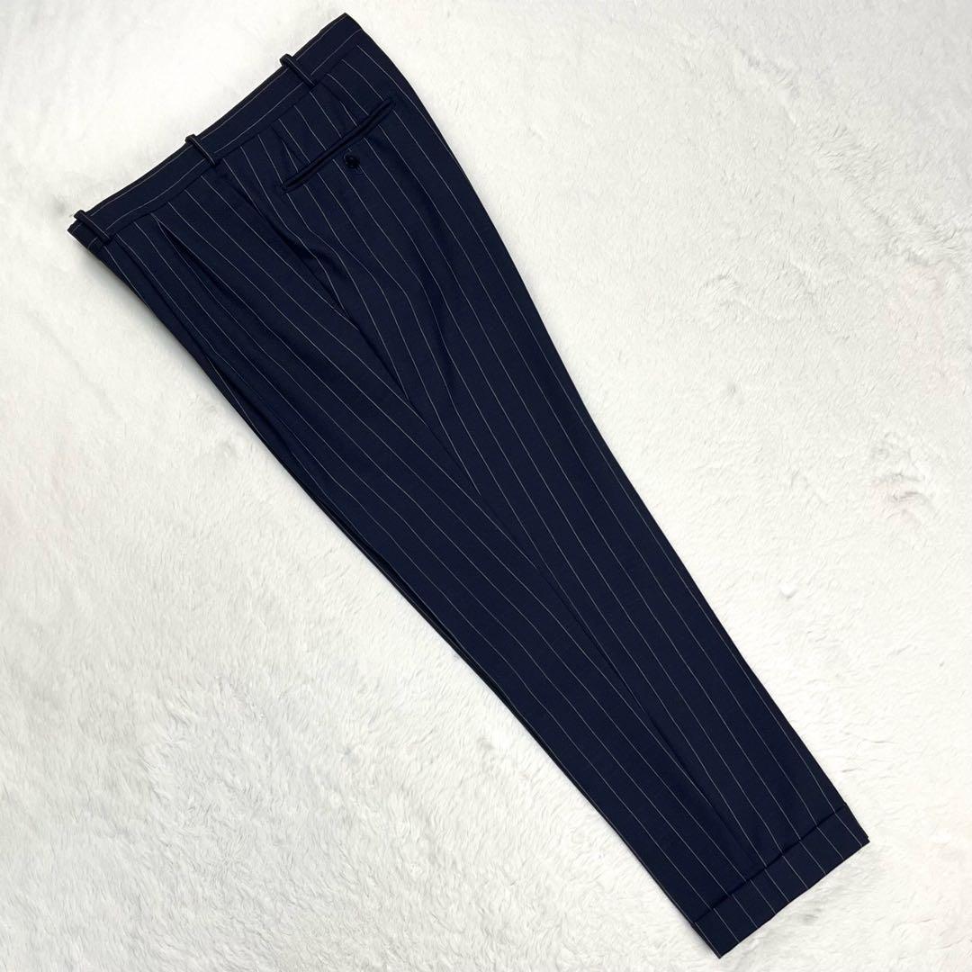 Custom Tailor BEAMS Kanonico Chalk Stripe Suit