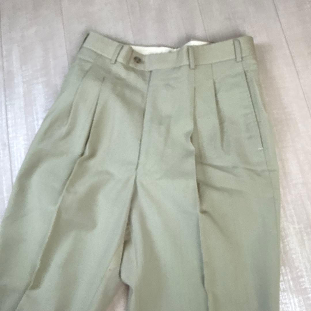 90’s double vintage suit L FOSH L size light green