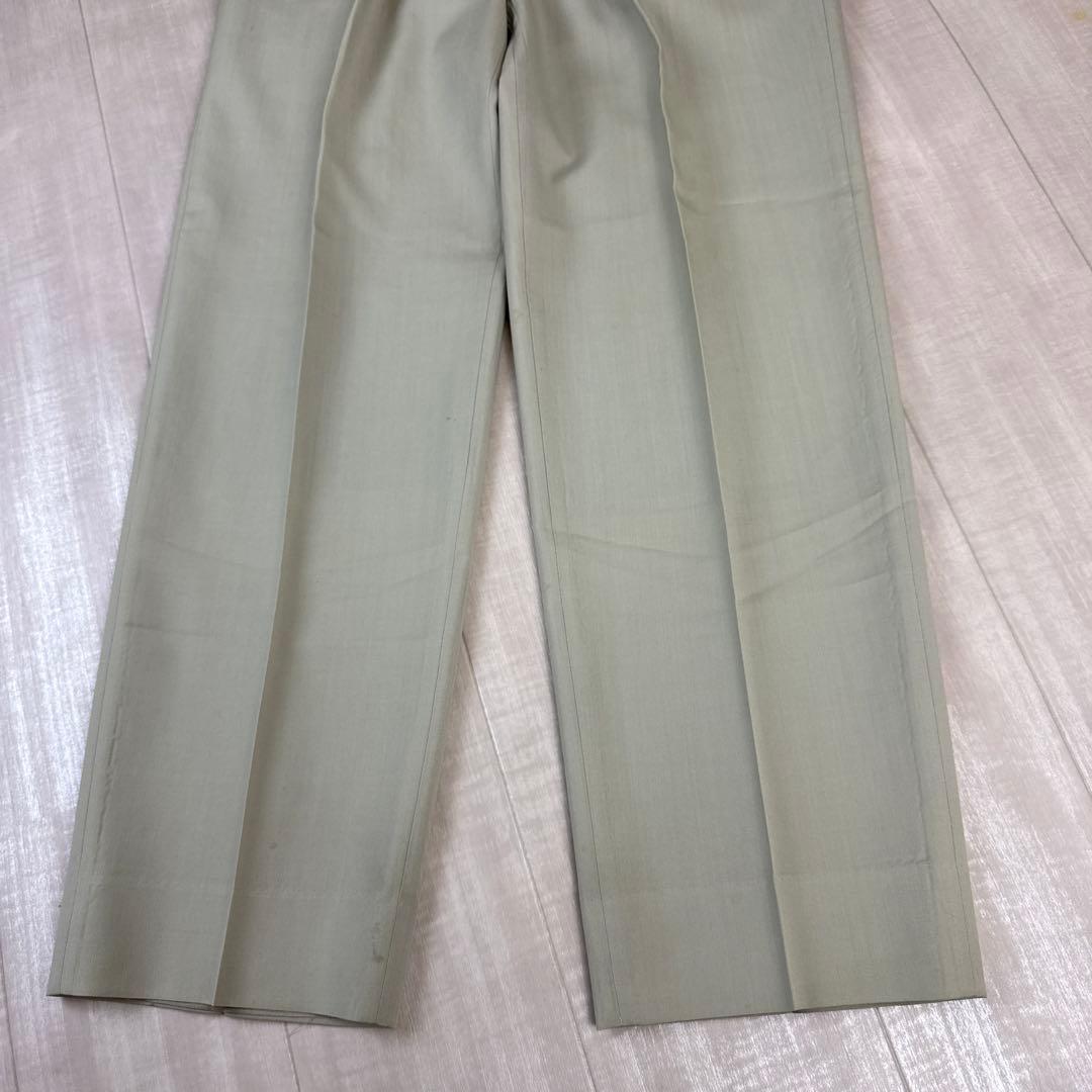 90’s double vintage suit L FOSH L size light green