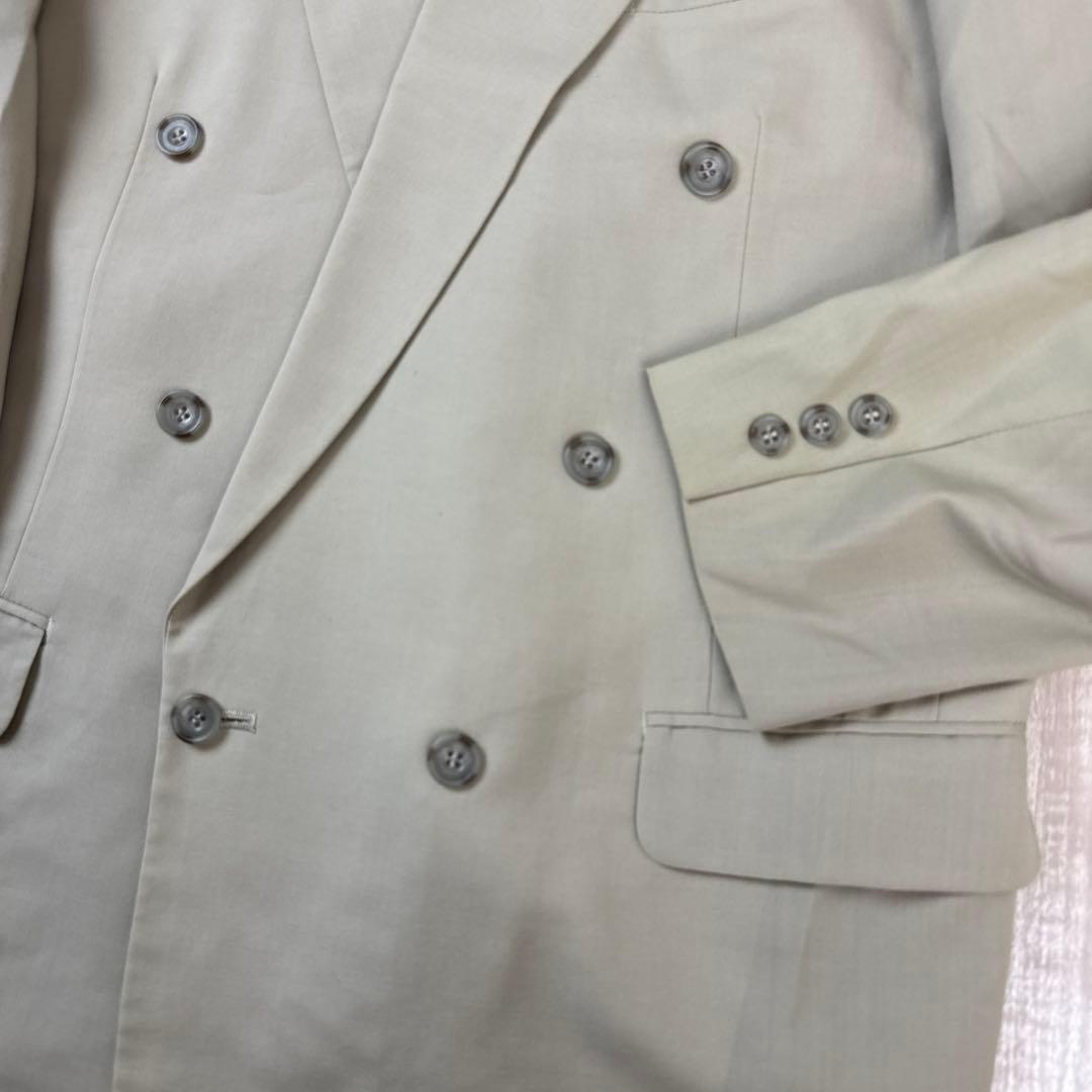 90’s double vintage suit L FOSH L size light green