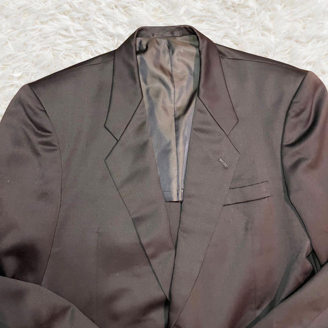 Vintage ANTI ROAD 100% Wool Suit Large Size Brown