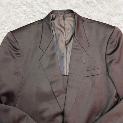 Vintage ANTI ROAD 100% Wool Suit Large Size Brown