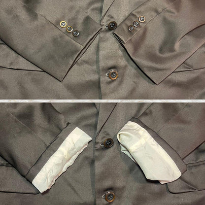 Vintage ANTI ROAD 100% Wool Suit Large Size Brown