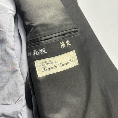 Vintage double suit setup shirt with YSL tie 4-piece set