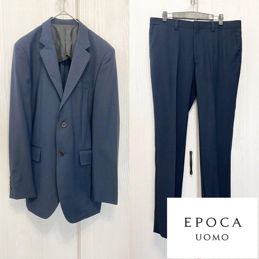 [Good Condition] EPOCA UOMO Wool Mohair Setup Suit
