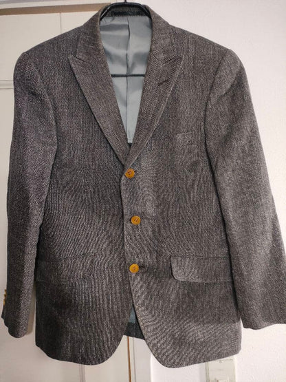 Rare 2021s✦Italian fabric ANGELICO×SADA linen wool blend jacket