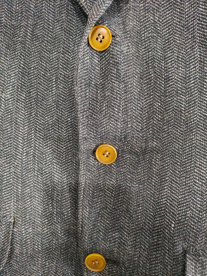 Rare 2021s✦Italian fabric ANGELICO×SADA linen wool blend jacket