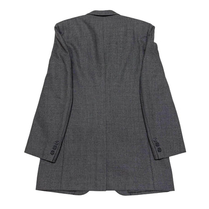 3 Piece Suit Setup Charcoal Gray Business Made in Japan Wool L