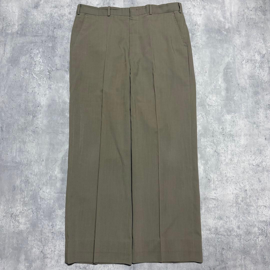 80-90s Vintage Suit Setup Masaki Suda Khaki Beige M