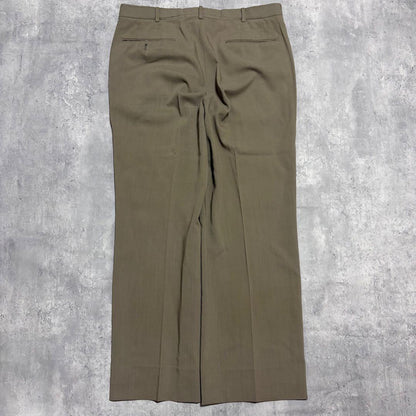 80-90s Vintage Suit Setup Masaki Suda Khaki Beige M