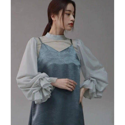 g [Final price reduction] J-by-Blue Dress One Piece Wedding Occasion Long Sleeve